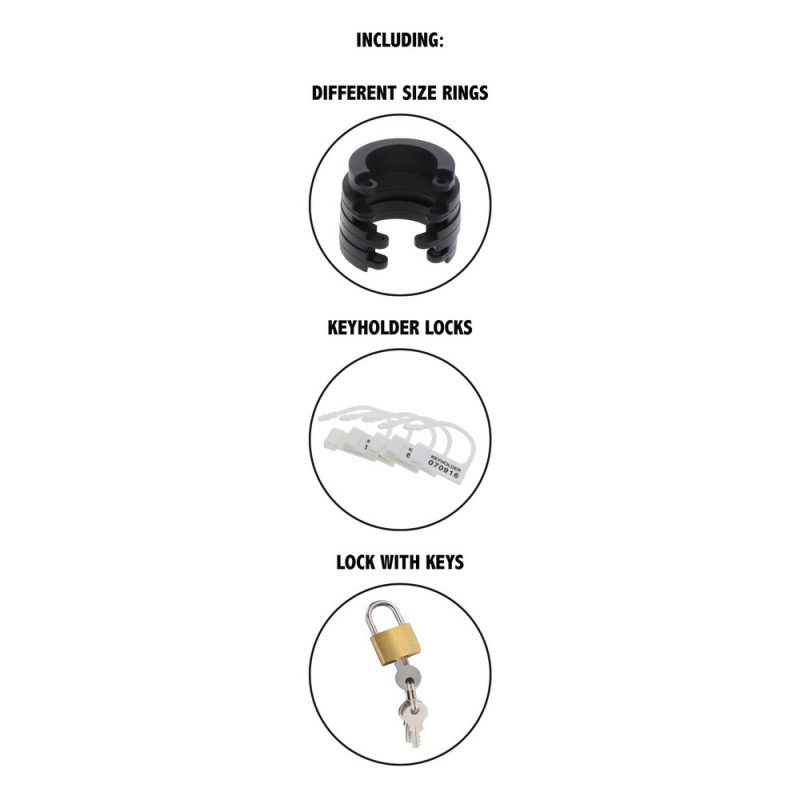 Hidden Desire Extreme Chastity Silicone Cock Cage Small - Image 4