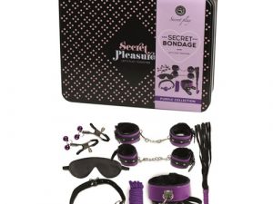 Secret Bondage Kit Black And Purple Collection