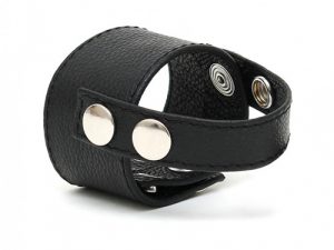 Leather Cock Ring Strap