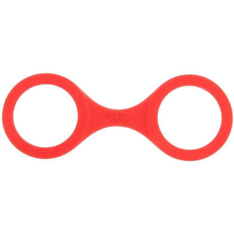 Quickie Cuffs Large Red Ankle Or Wrist Cuffs - Image 2