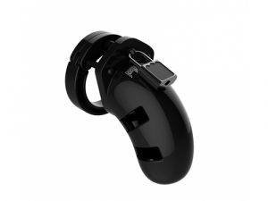 Man Cage 01 Male 3.5 Inch Black Chastity Cage