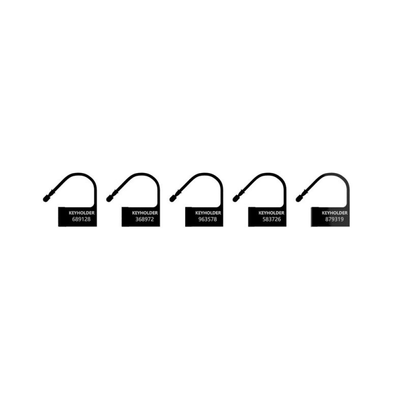 Man Cage Black Spare Locks x5 - Image 2