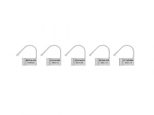 Man Cage White Spare Locks x5