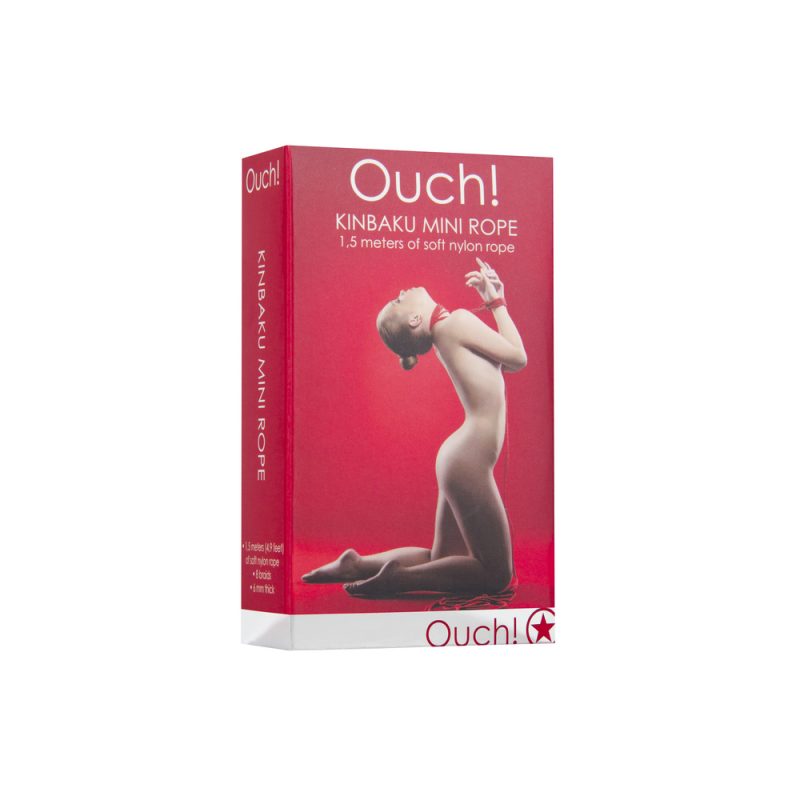 Ouch 1.5 Meters Kinbaku Mini Rope Red - Image 4