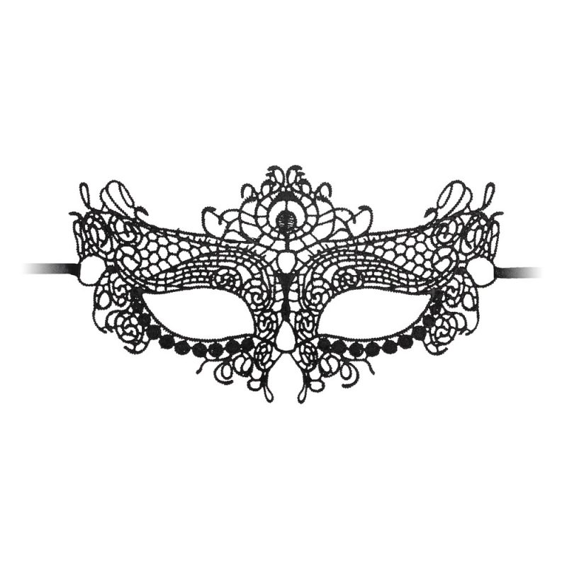 Ouch Queen Black Lace Mask - Image 2