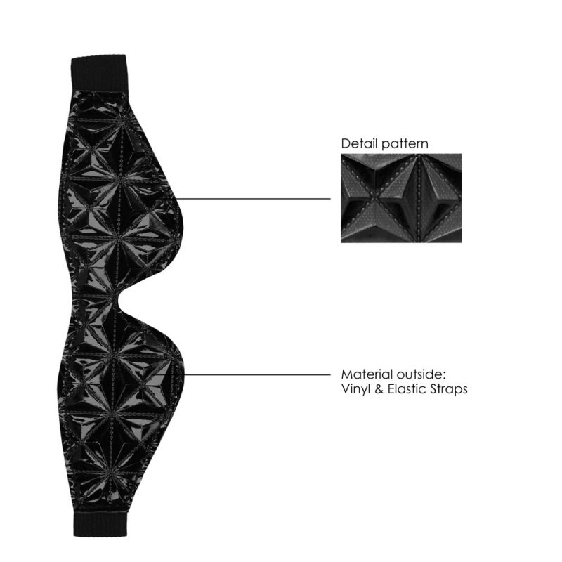 Ouch Black Luxury Eye Mask - Image 3