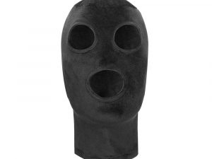 Ouch Velvet Mask With Eye And Mouth Opening