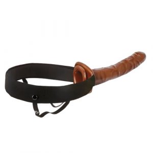 Fetish Fantasy Series 10 Inch Chocolate Dream Hollow Strap-On