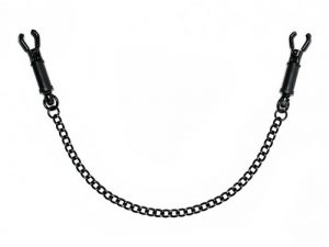 Black Metal Adjustable Nipple Clamps With Chain