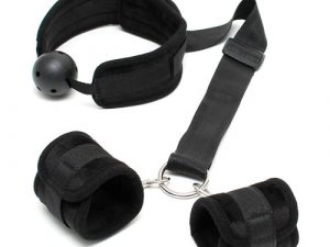 Breathable Mouth Gag With Cuffs