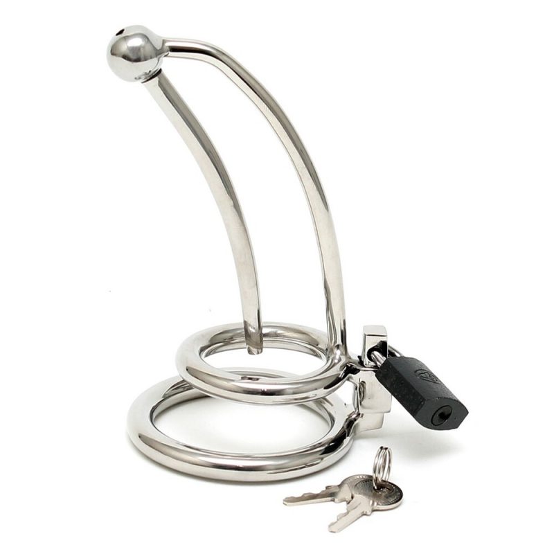 Chastity Penis Lock Curved With Urethral Tube - Image 2