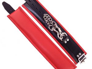 Rouge Garments Ankle Cuffs Padded Red Trimmed