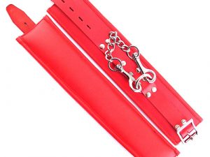 Rouge Garments Ankle Cuffs Padded Red