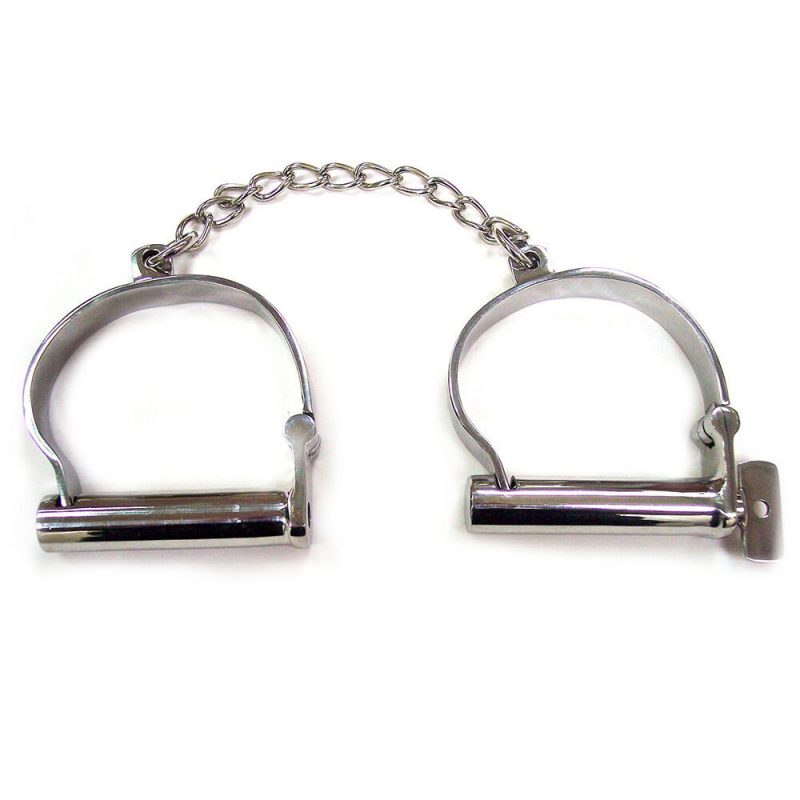 Rouge Stainless Steel Ankle Shackles - Image 2