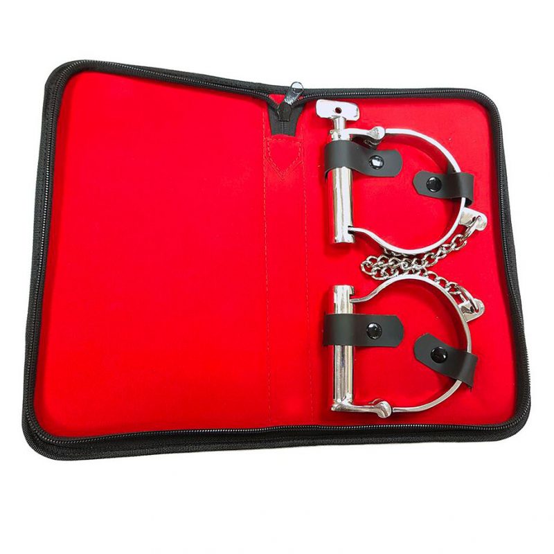 Rouge Stainless Steel Ankle Shackles - Image 3