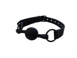 Rouge Garments Plain Black Collar and Gag