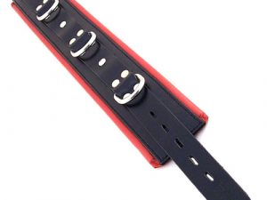 Rouge Garments Black And Red Padded Collar