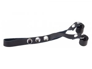 The Red Leather Ball Stretcher With Weights 2 X 50g