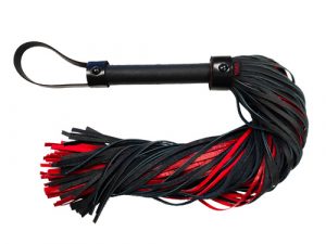 Rouge Garments Leather Croc Print Flogger