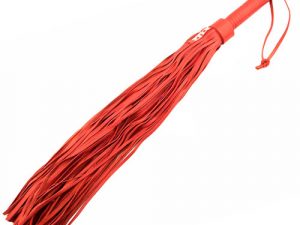 Rouge Garments Large Red Leather Flogger