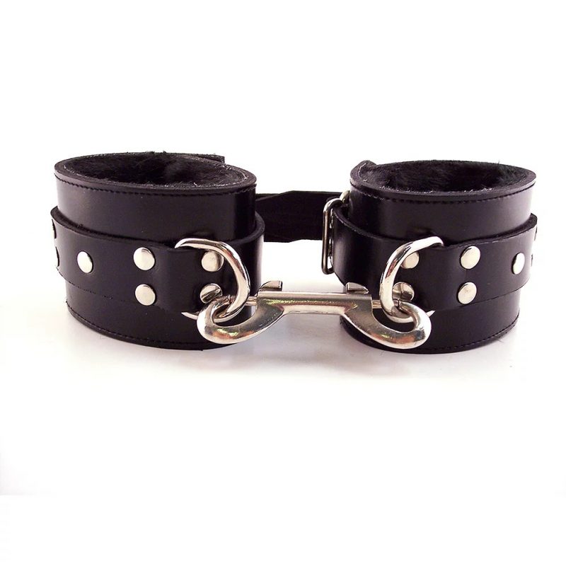 Rouge Garments Black Fur Wrist Cuffs - Image 2