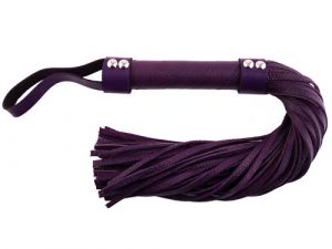 Rouge Garments Purple Leather Flogger