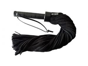 Rouge Leather Handle Suede Flogger