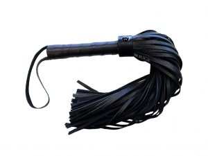 Rouge Garments Plain Black Flogger