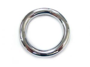 Rouge Stainless Steel Round Cock Ring 45mm