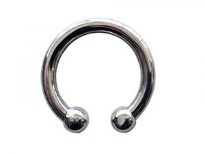 Rouge Stainless Steel Horseshoe Cock Ring 30mm