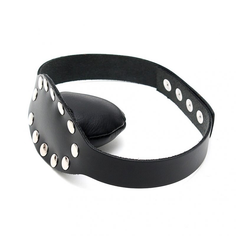 Leather Gag With Studs - Image 2