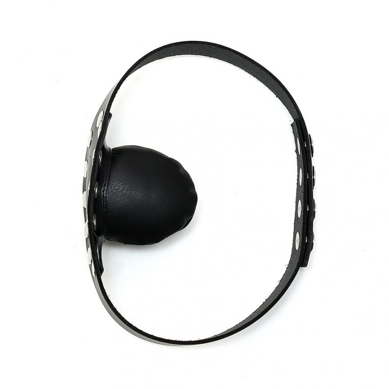 Leather Gag With Studs - Image 3