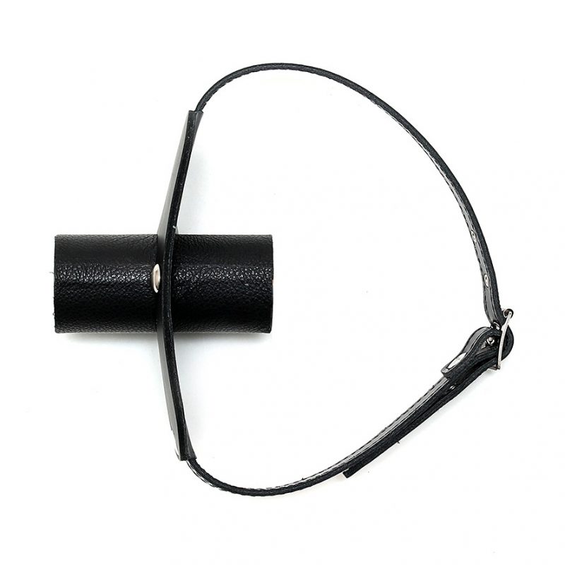 Leather Gag With Urine Tube - Image 3