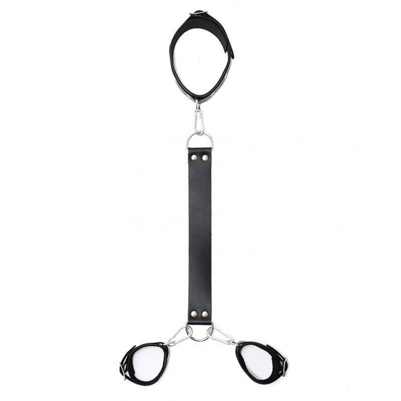 Leather Neck And Wrist Cuffs - Image 3