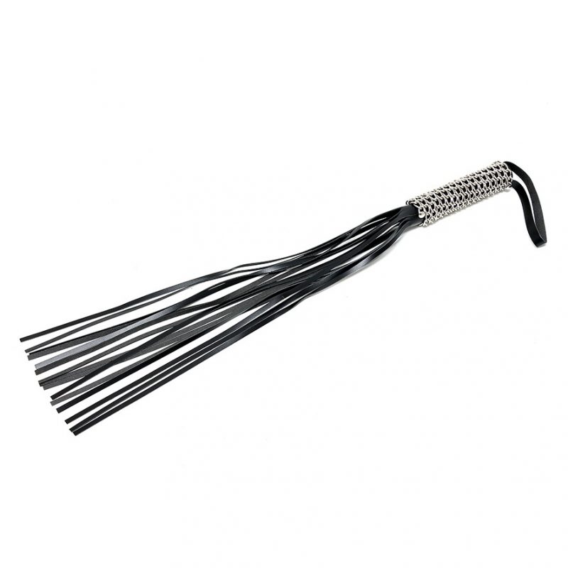 Leather and Chain Whip - Image 3