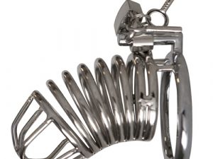 Chrome Chastity Cock Cage