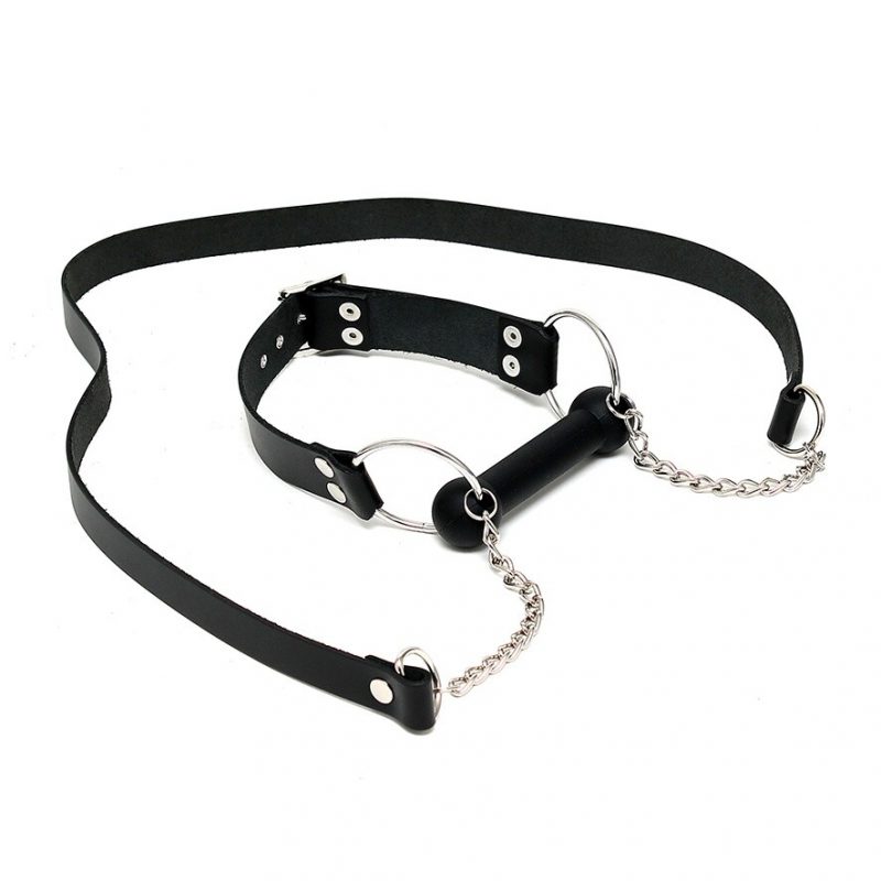 Leather Horse Bit Gag And Reins - Image 2