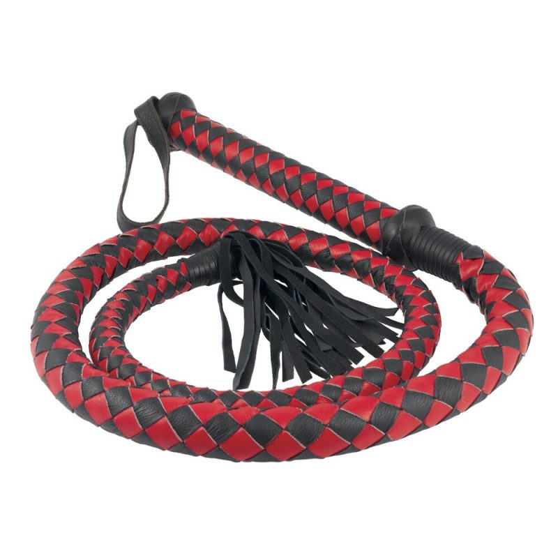 Long Arabian Whip Red And Black - Image 2