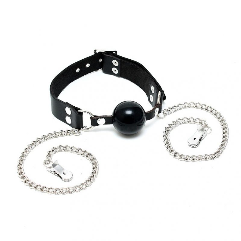 Mouth Gag And Nipple Chain - Image 2