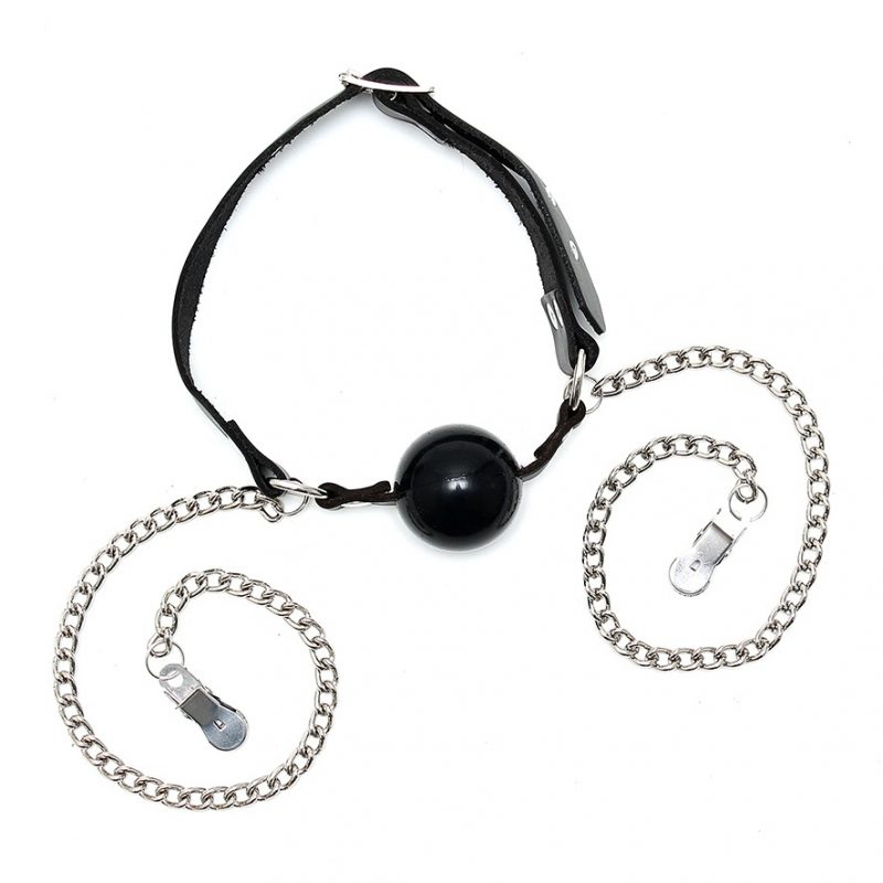 Mouth Gag And Nipple Chain - Image 3