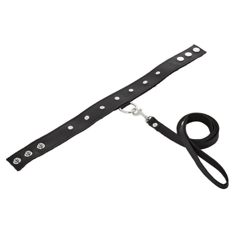 SportSheets Leather Leash And Collar - Image 3