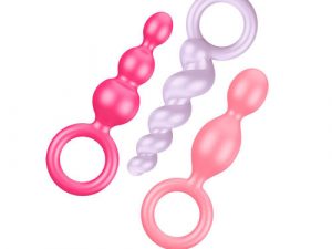 Satisfyer Booty Call Set Of 3 Multicolour Anal Plugs