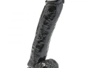 ToyJoy Get Real 11 Inch Dong With Balls Black