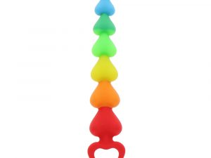 ToyJoy Rainbow Heart Anal Beads