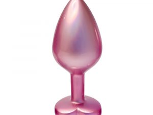 Gleaming Love Pearl Pink Butt Plug Medium