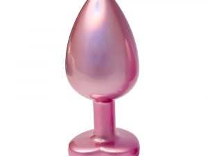 Gleaming Love Pearl Pink Butt Plug Large