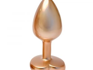 Gleaming Love Pearl Gold Butt Plug Small