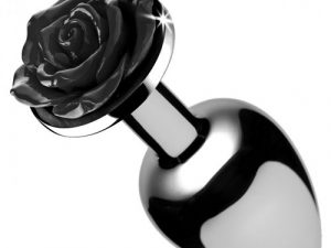 XR Booty Sparks Black Rose Anal Plug Small