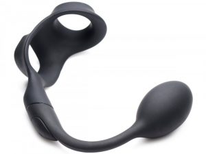XR Alpha Pro 10X P Bomb Cock and Ball Ring With Anal Plug