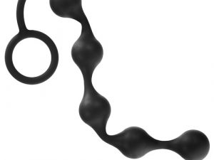 Onyx Silicone Anal Beads